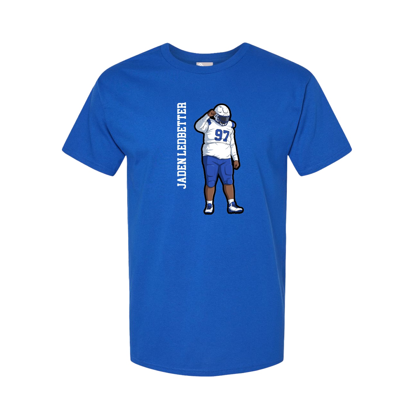 Tee — Name Vertical in Royal