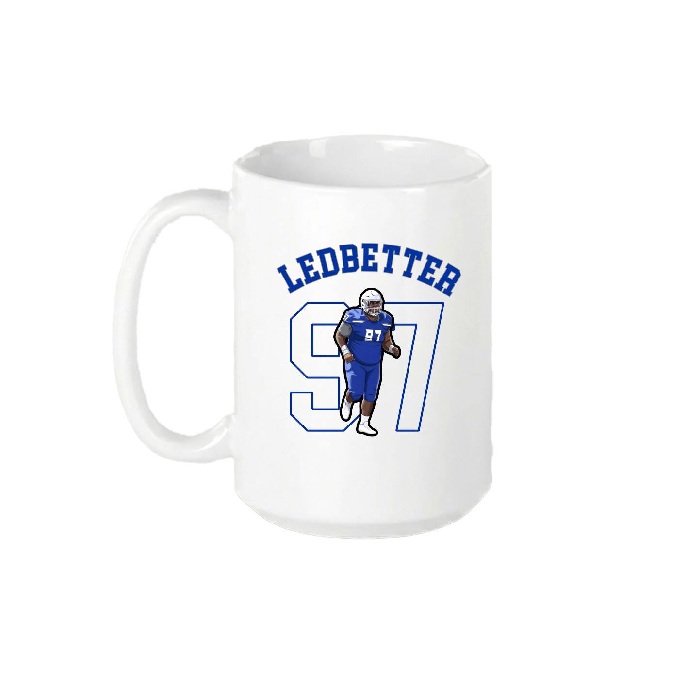 15oz Coffee Mug — Shirsey Arch in White