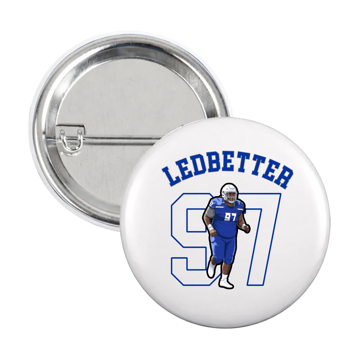 Game Day Button — Shirsey Arch in White