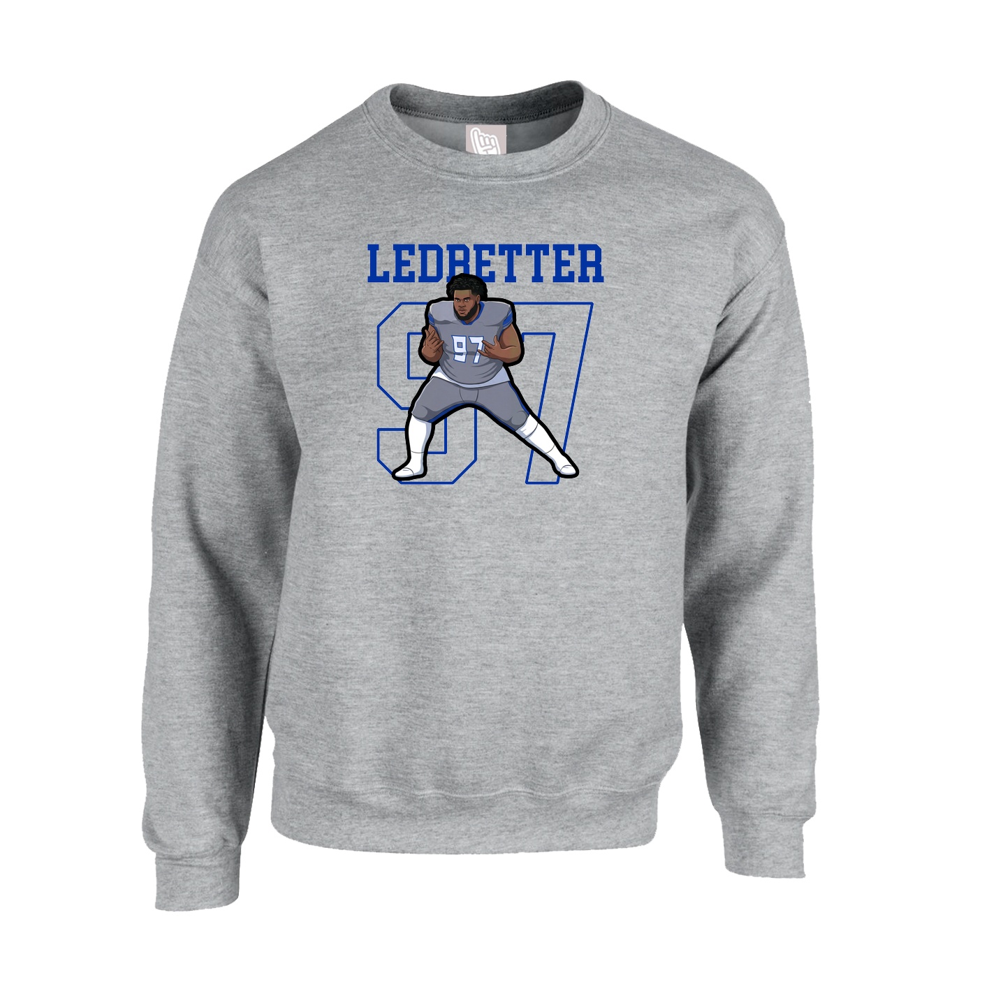 Fleece Crew — Shirsey in Grey