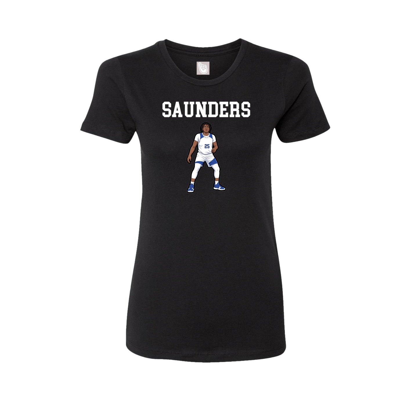 Fitted Women's Tee — Shirsey in Black