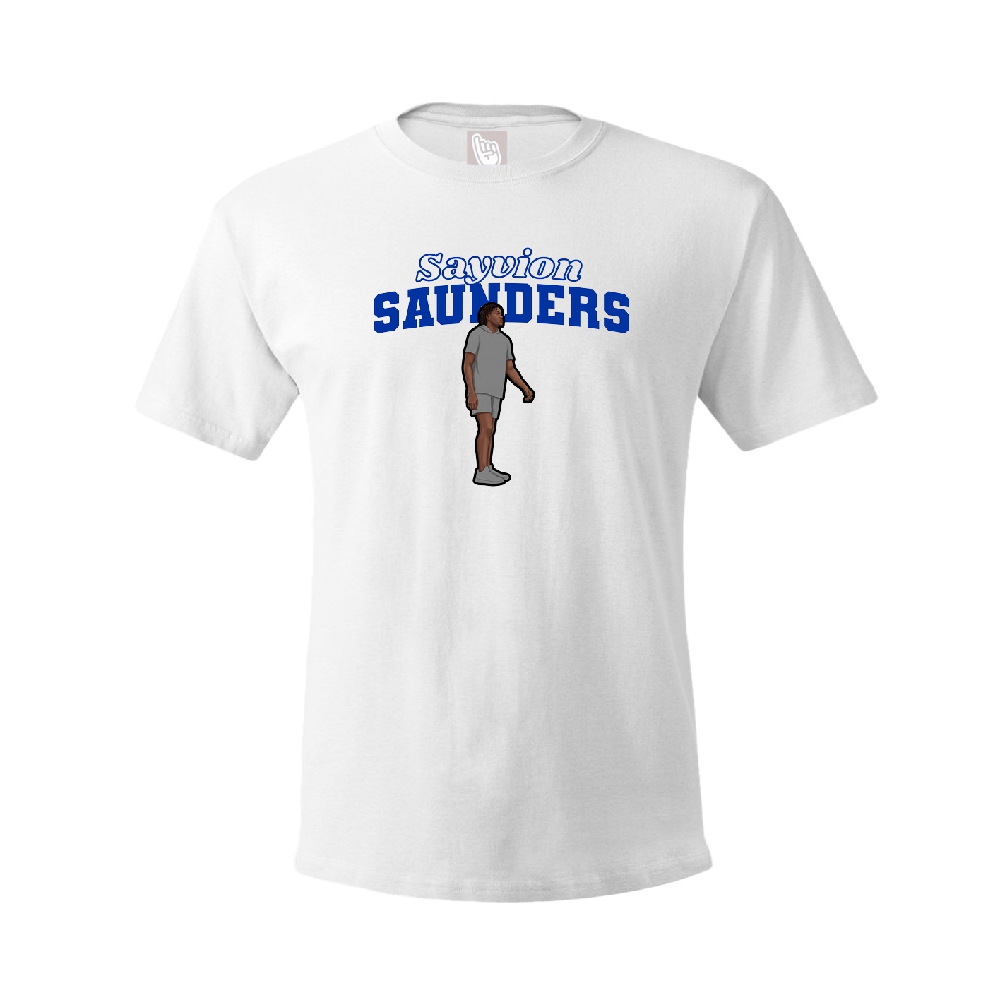 Tee — Name Arch in White