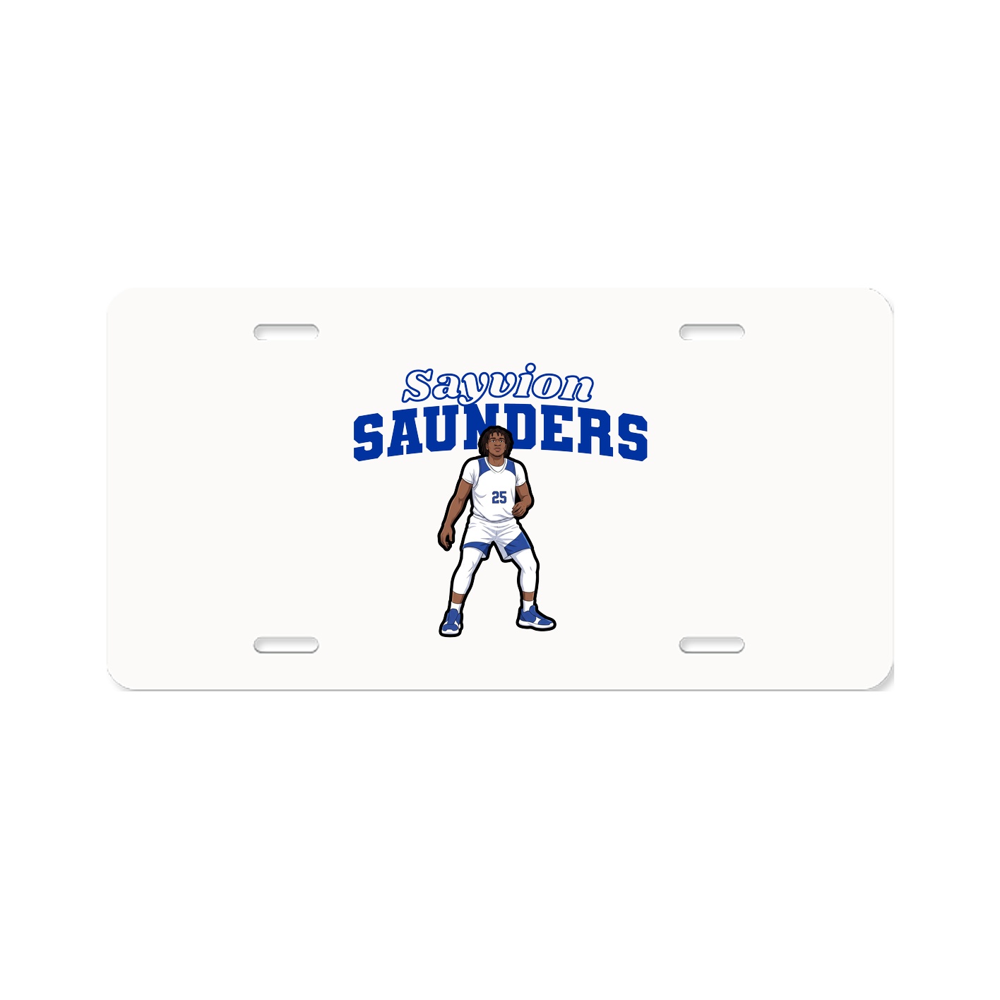 License Plate — Name Arch in Classic