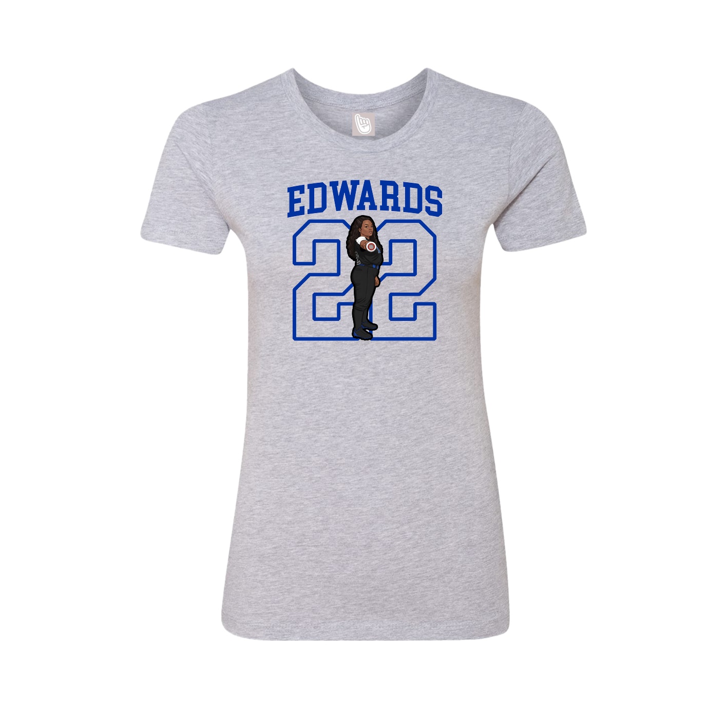 Fitted Women's Tee — Shirsey in Grey