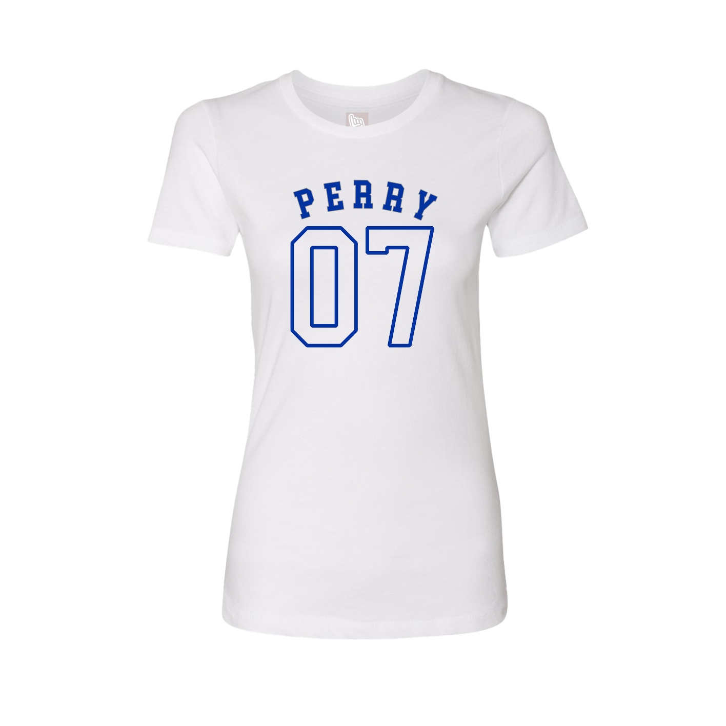 Fitted Women's Tee — Shirsey Arch in White