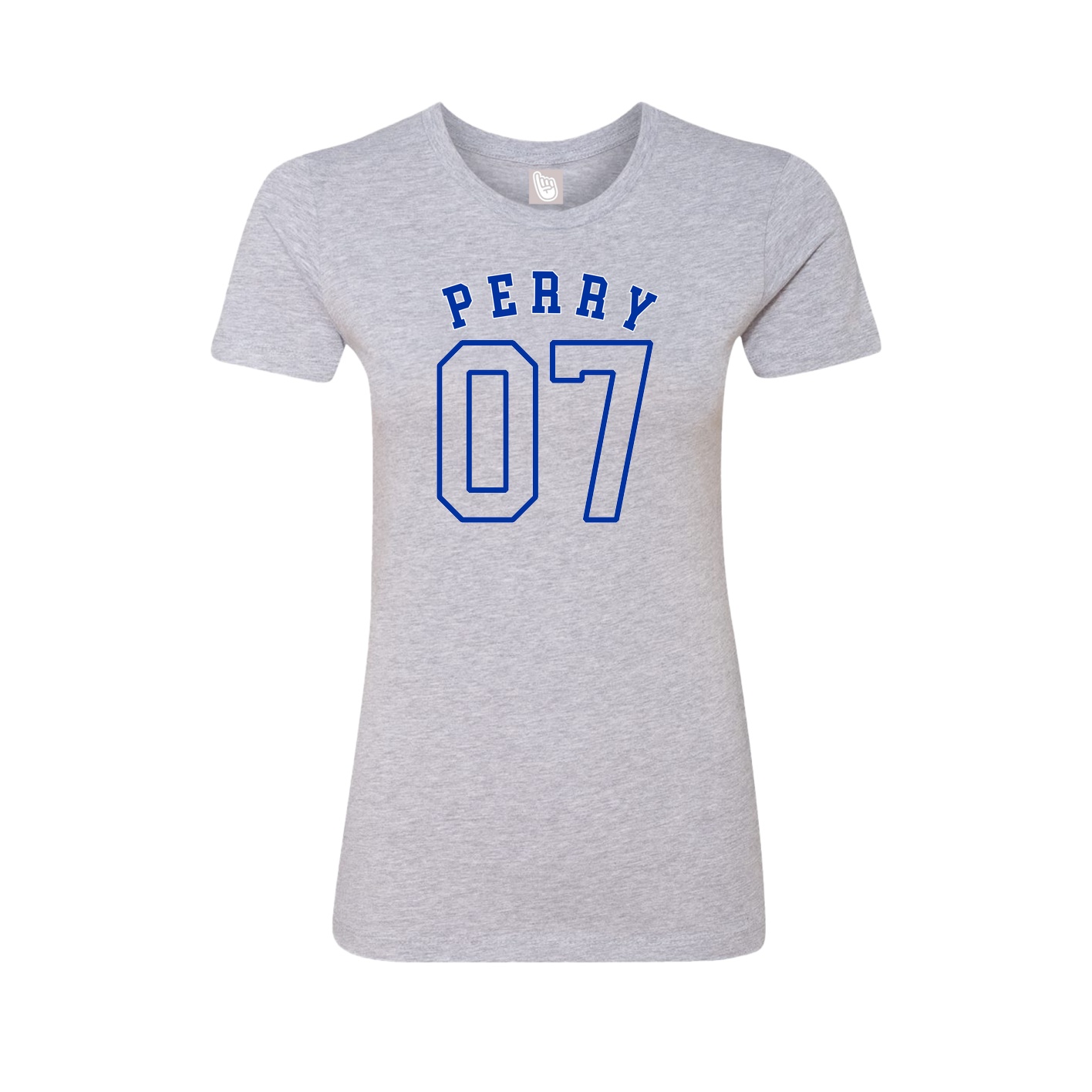 Fitted Women's Tee — Shirsey Arch in Grey