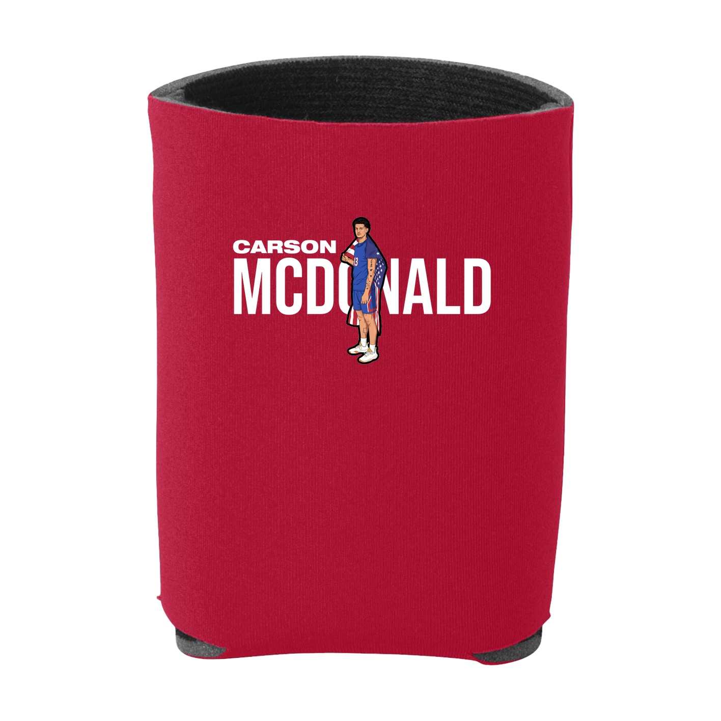Can Holder — Player Name in Red