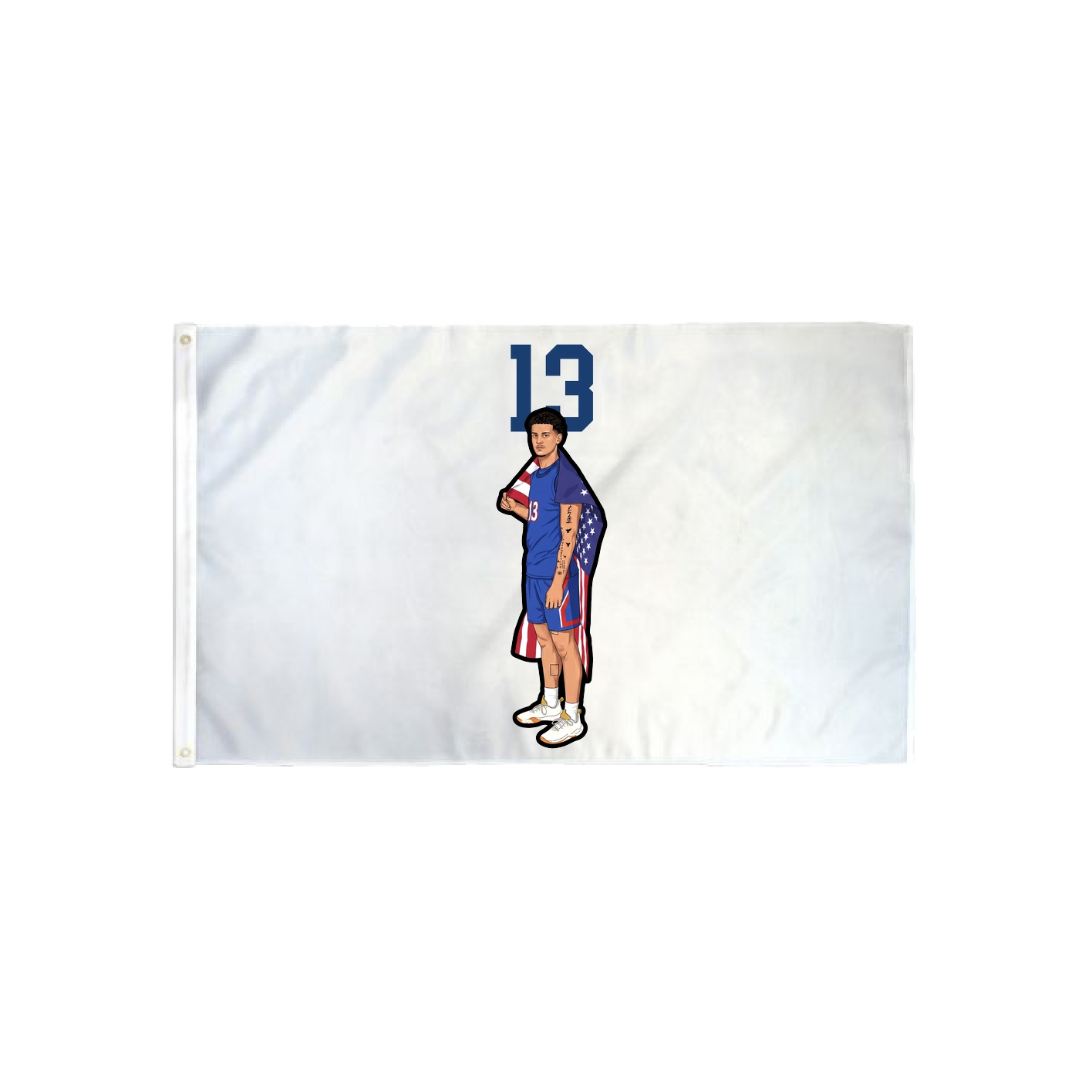3x5 Flag — Number Top in Classic