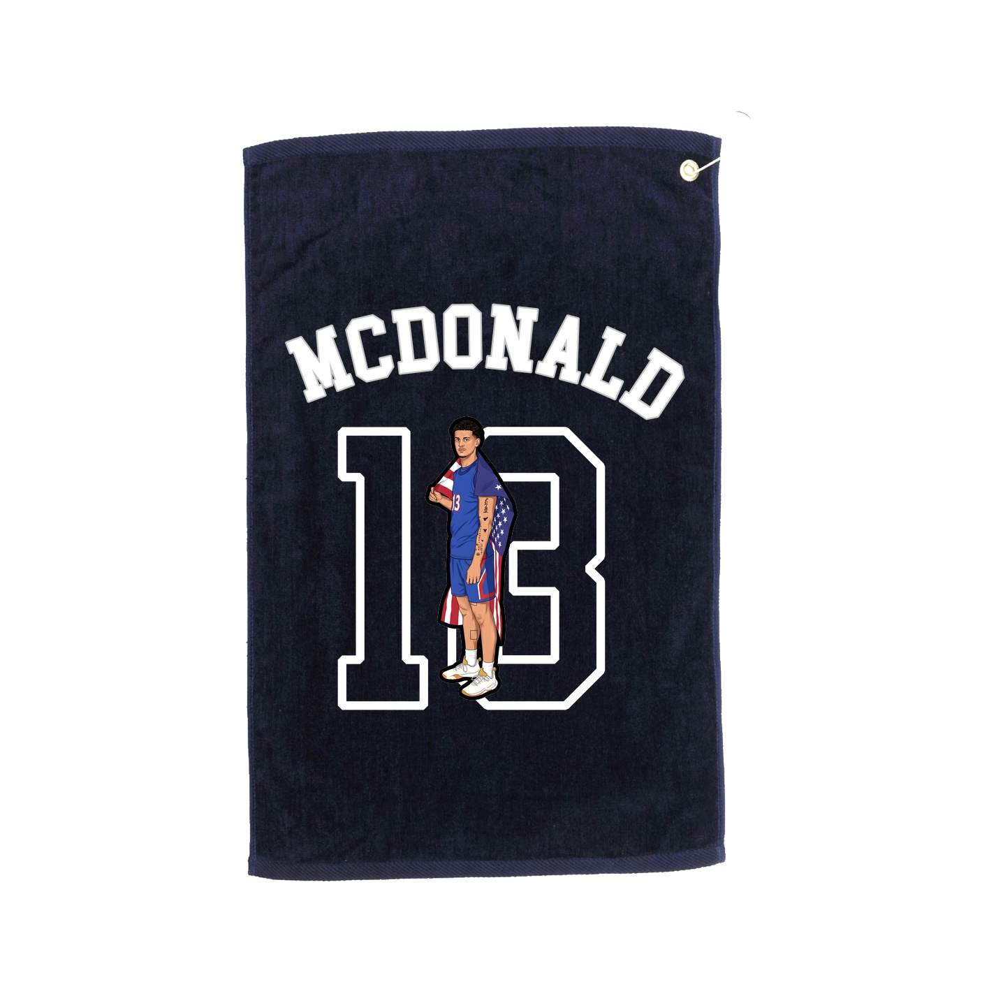 Golf Towel — Shirsey Arch in Navy