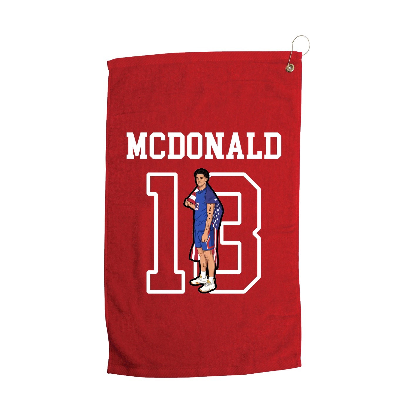 Golf Towel — Shirsey in Red