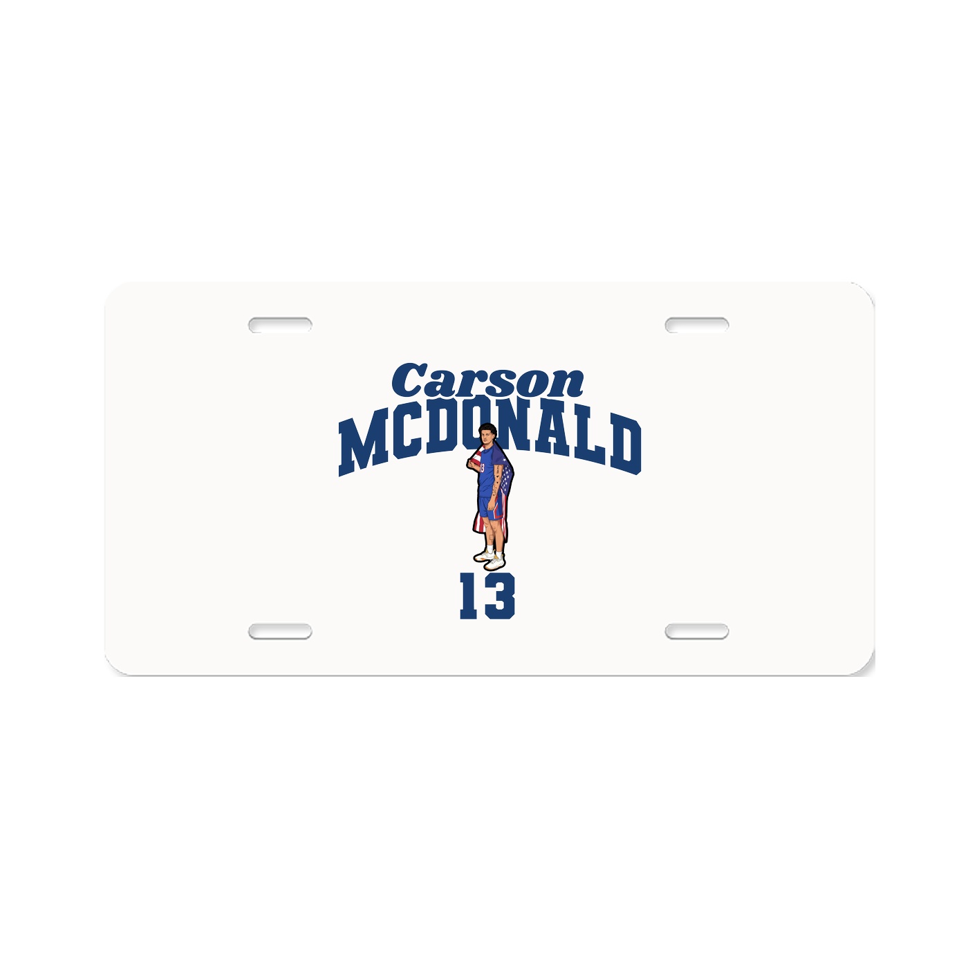 License Plate — Signature Arch in Classic