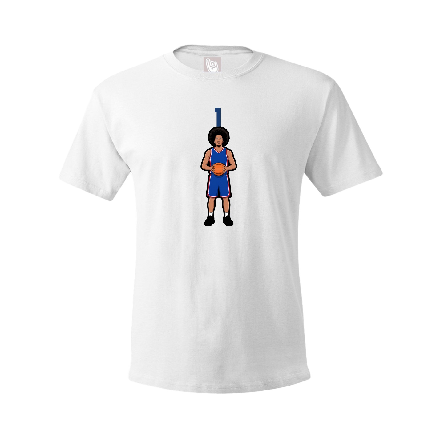Tee — Number Top in White