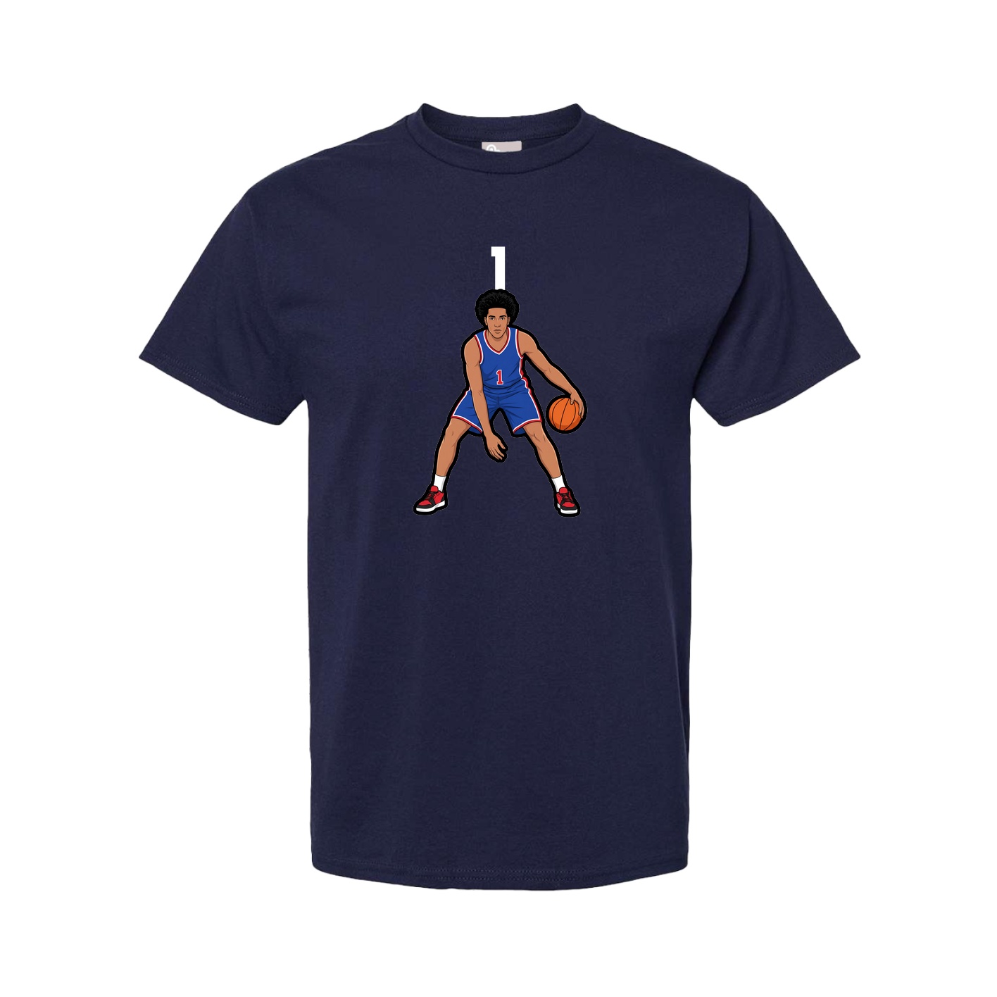 Tee — Number Top in Navy