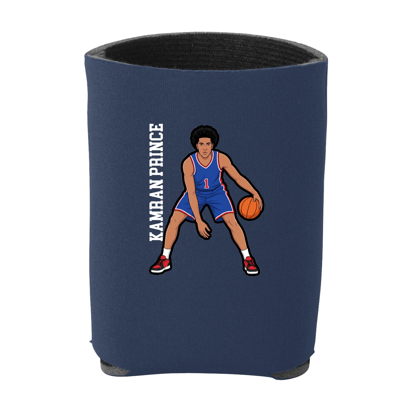 Can Holder — Name Vertical in Navy