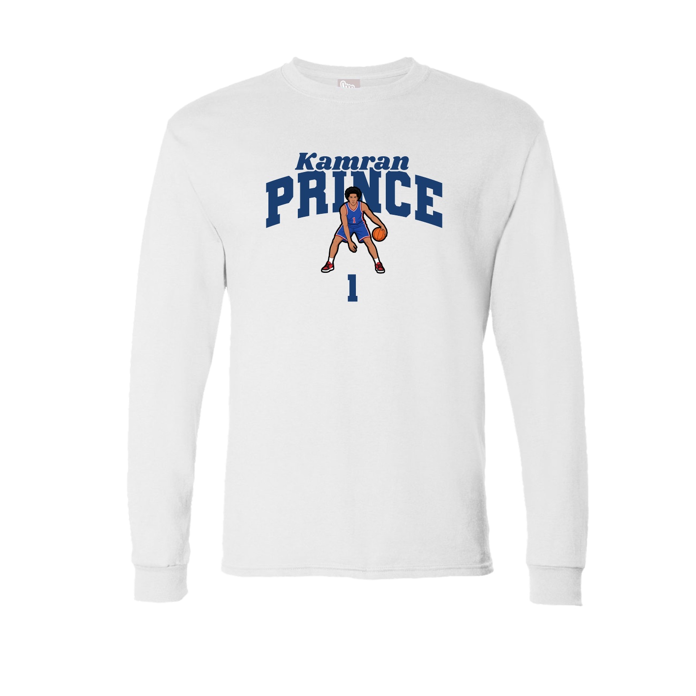 Long Sleeve Tee — Signature Arch in White