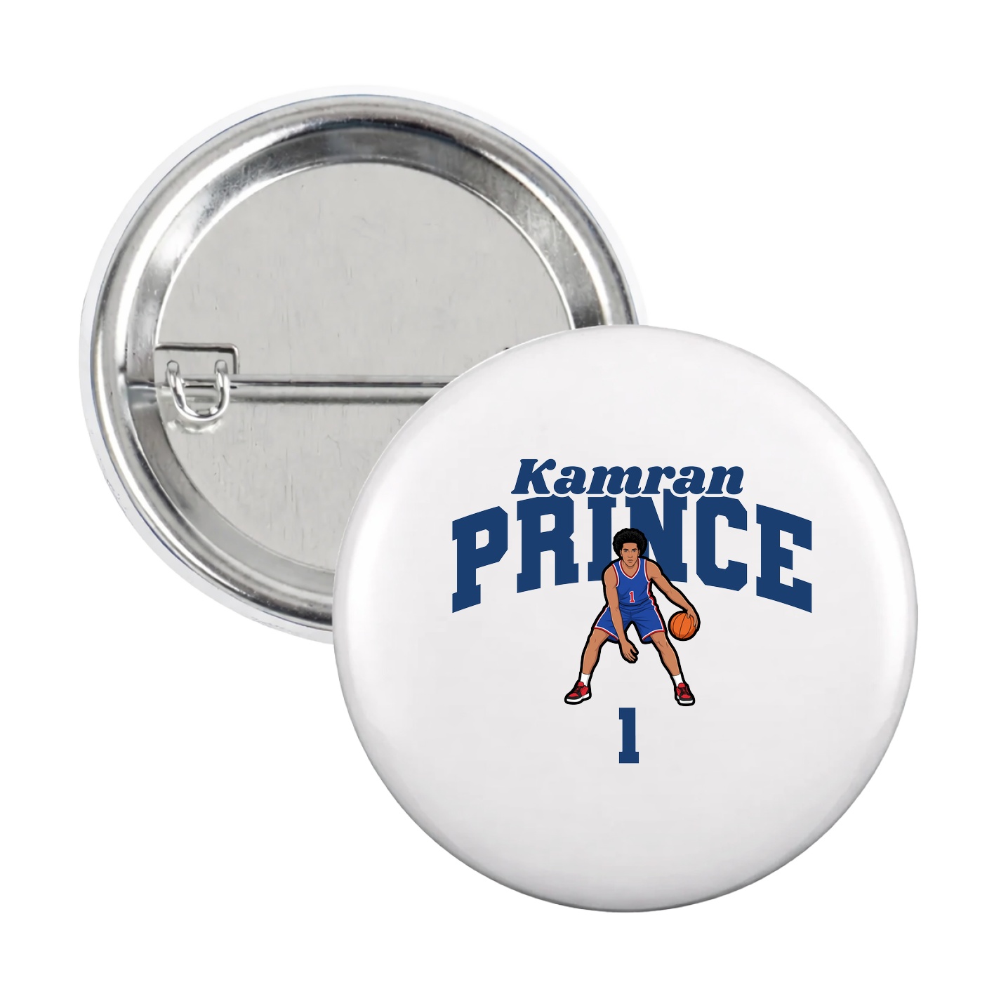 Game Day Button — Signature Arch in White
