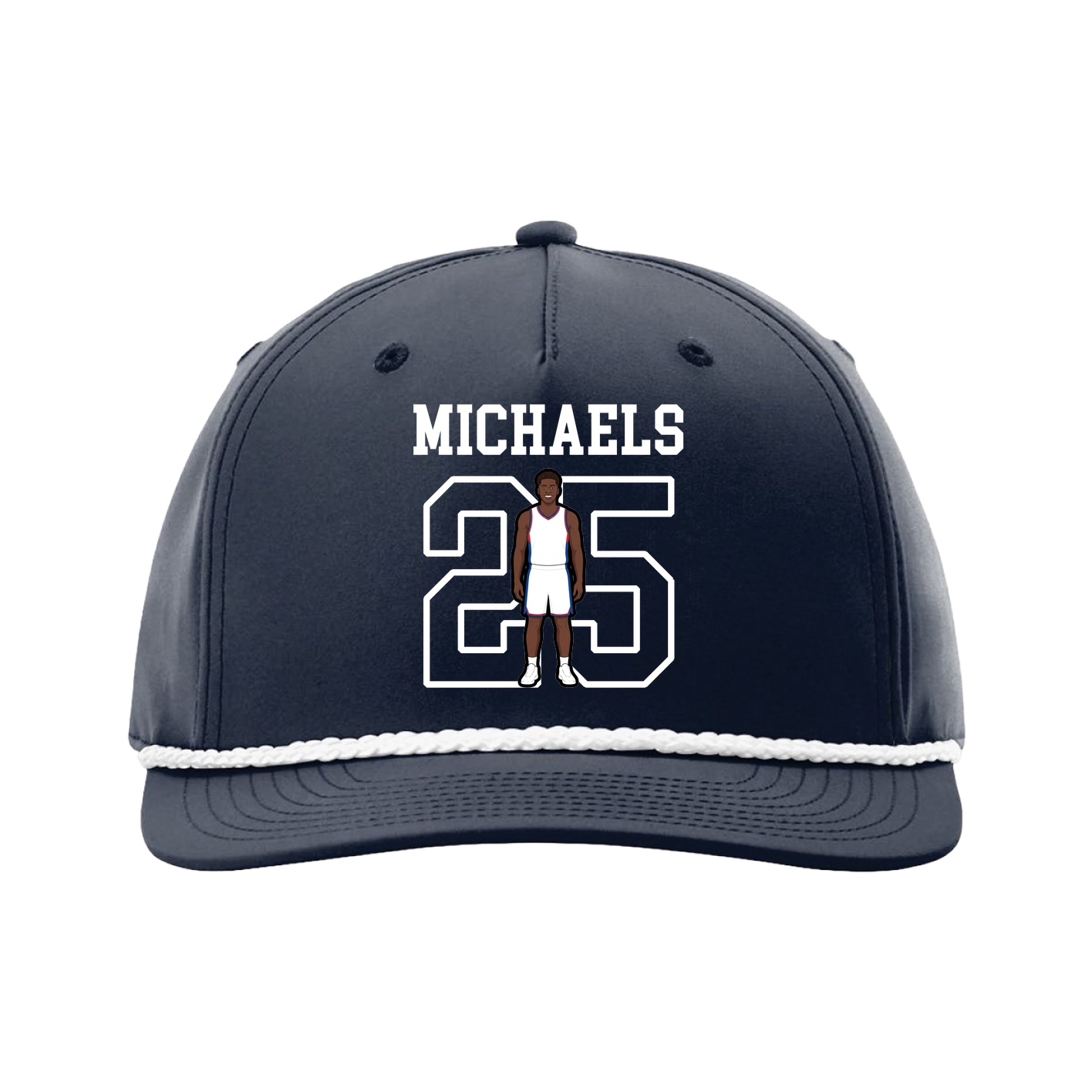 Five-Panel Classic Rope Cap — Shirsey in Navy