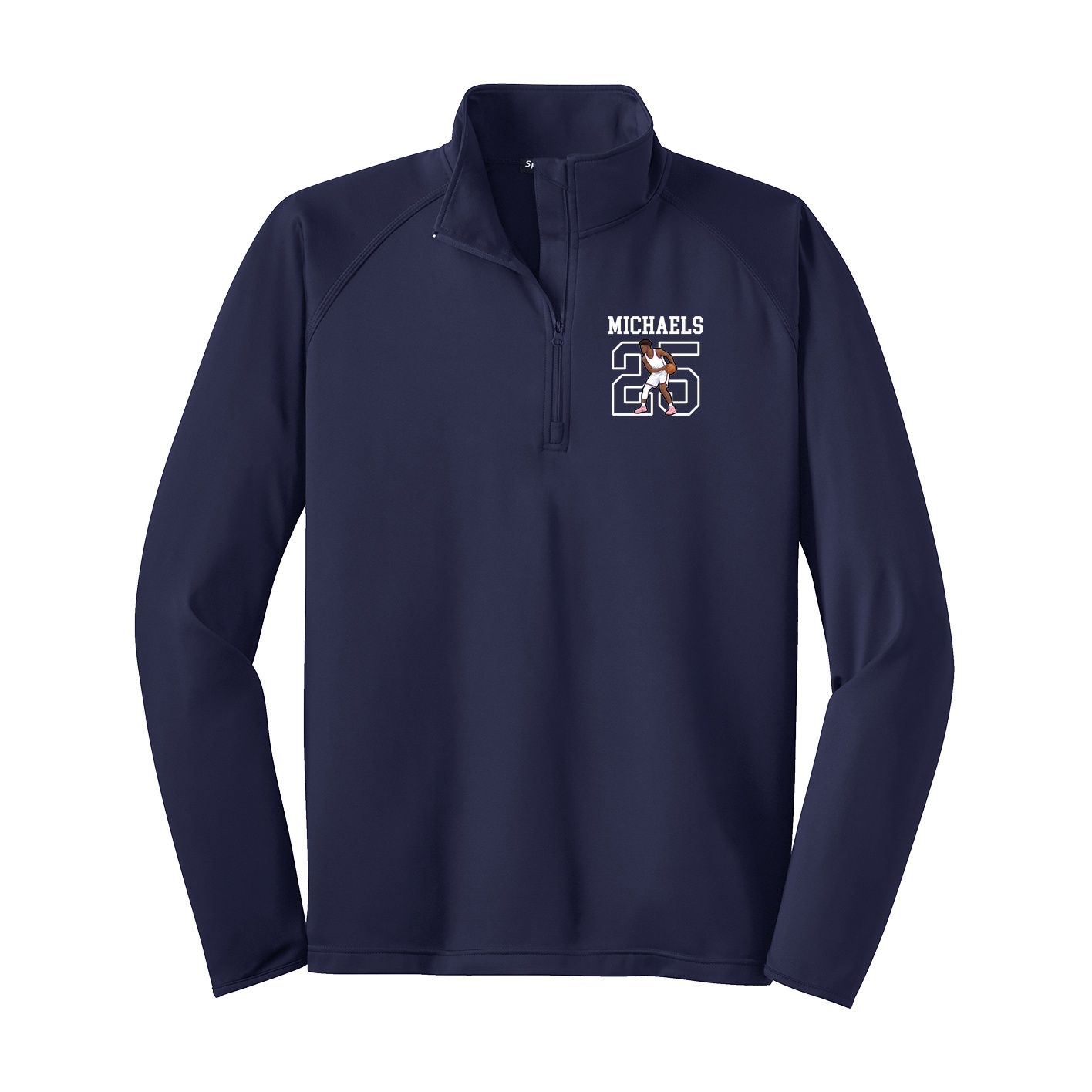 Q-Zip Pullover — Shirsey in Navy