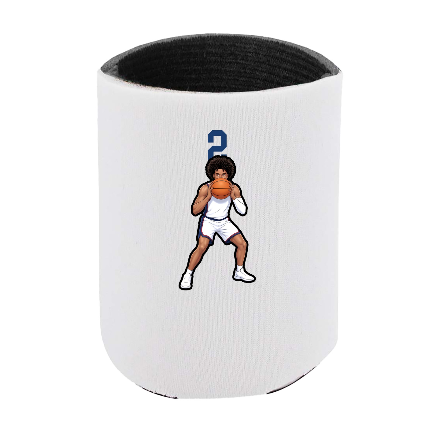 Can Holder — Number Top in White