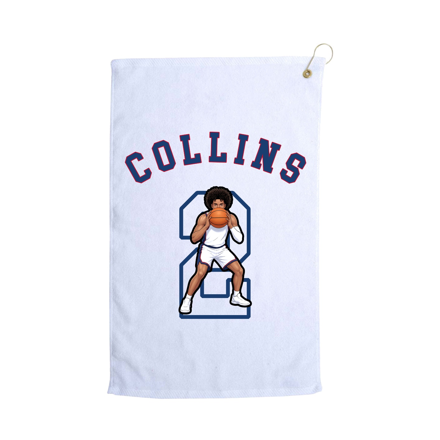 Golf Towel — Shirsey Arch in White