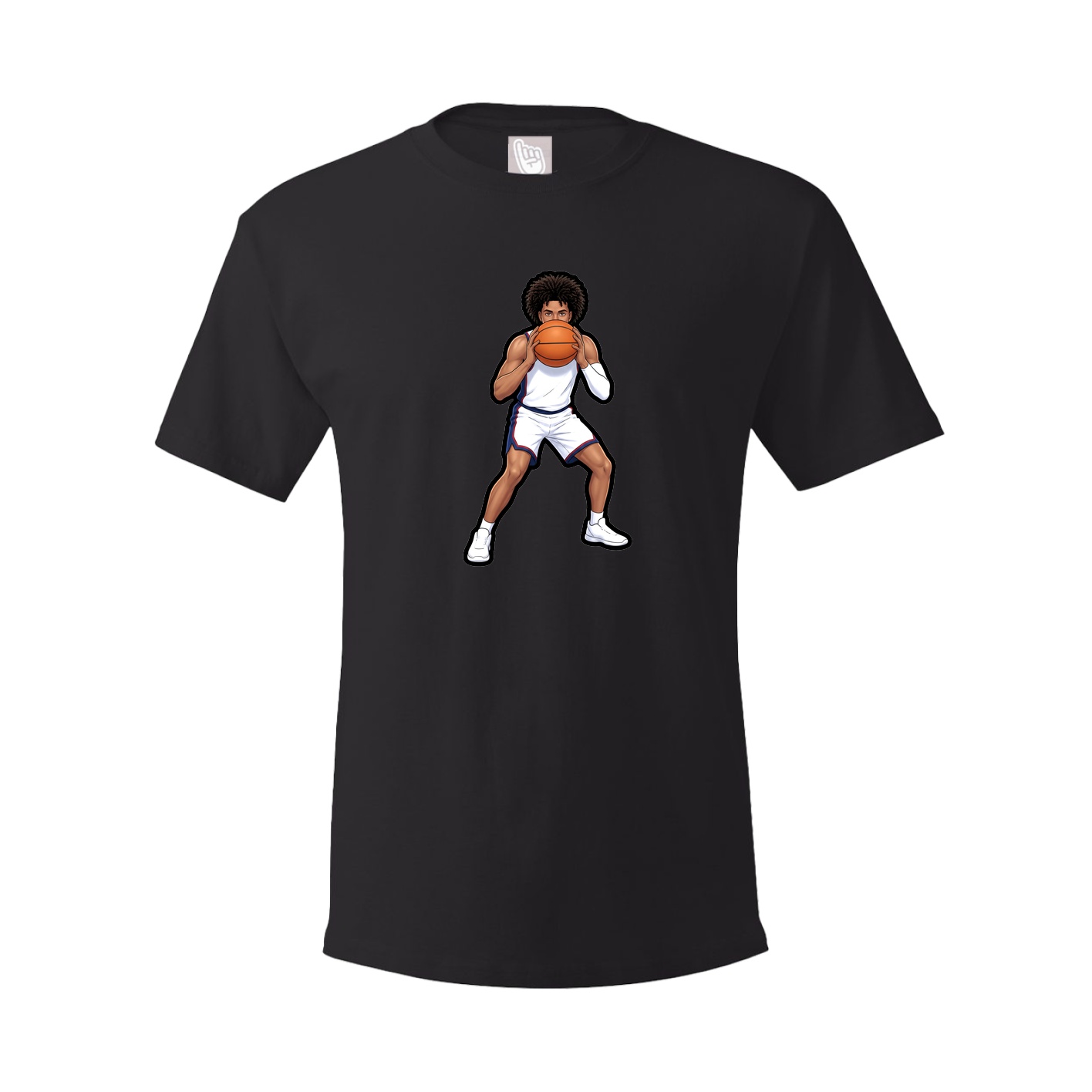 Tee — Name Vertical in Black