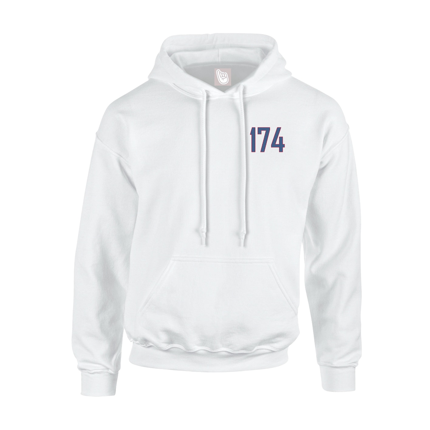 Youth Hoodie — Front Shirsy in White