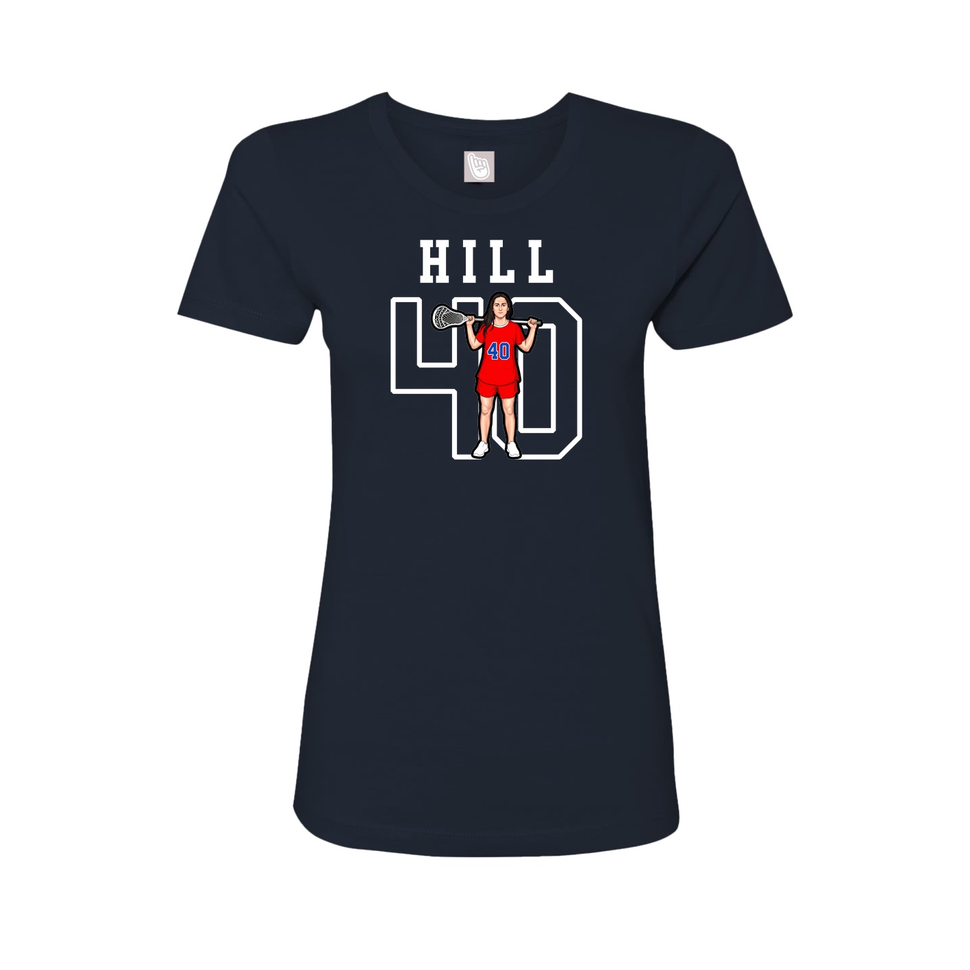 Fitted Women's Tee — Shirsey in Navy
