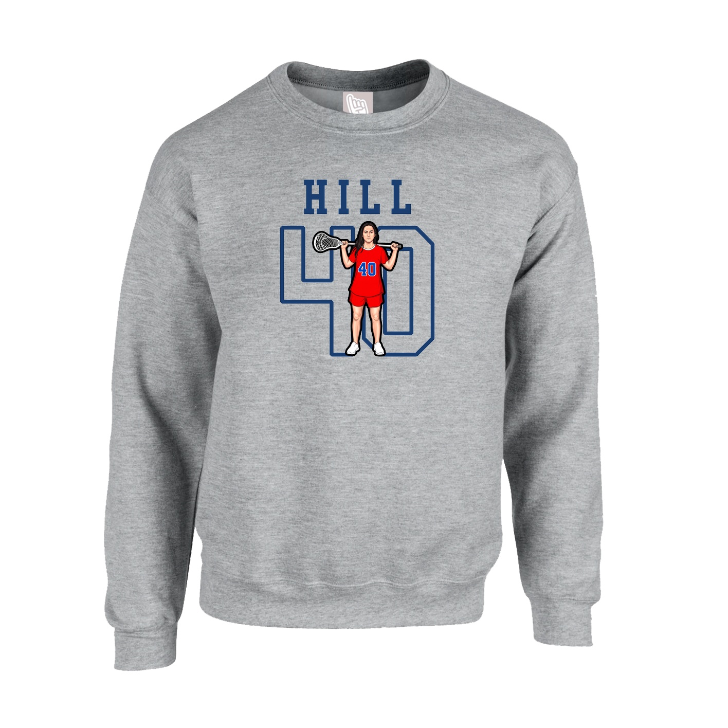Fleece Crew — Shirsey in Grey