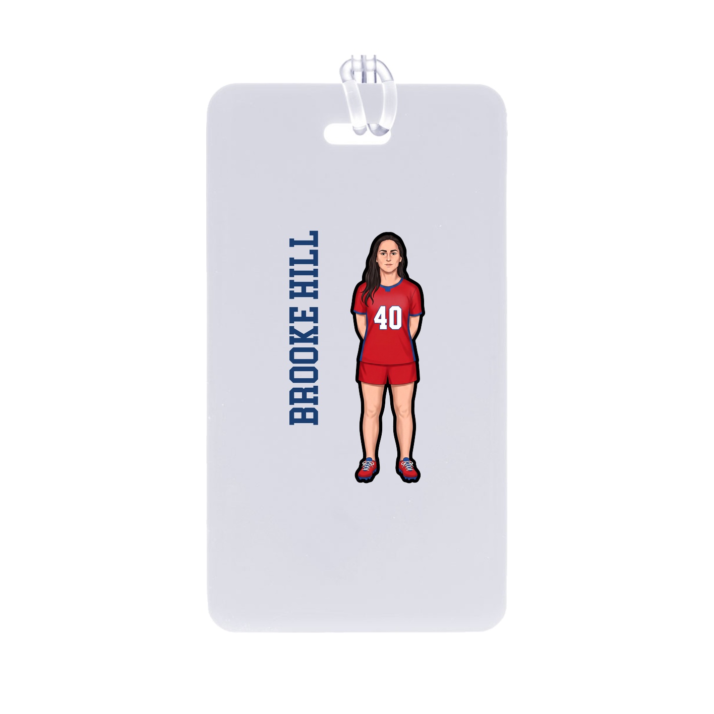 Bag Tag — Name Vertical in Classic