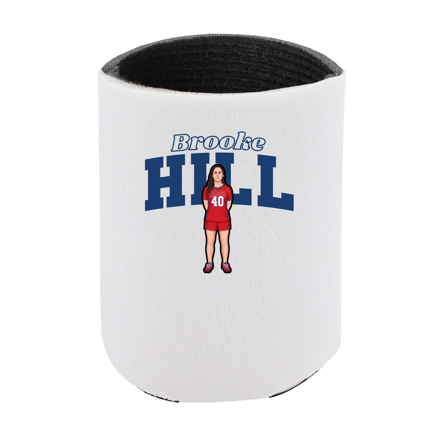 Can Holder — Name Arch in White