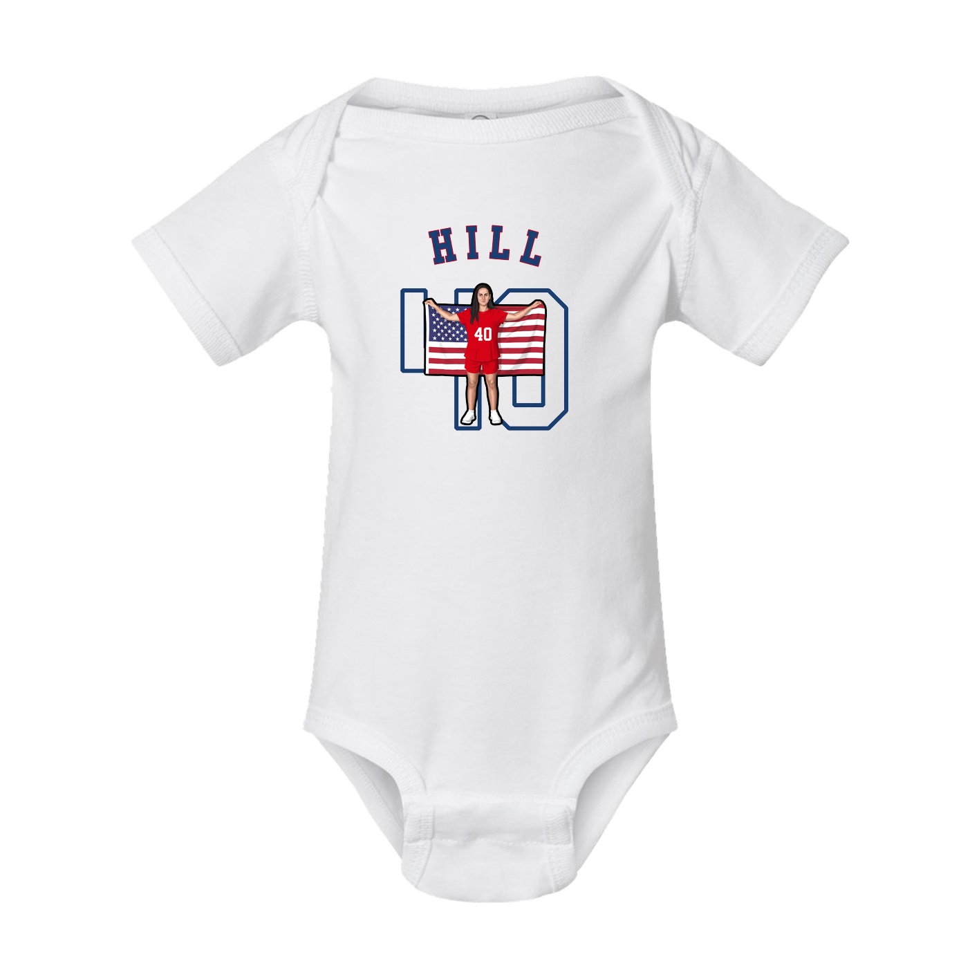 Baby Onesie — Shirsey Arch in White