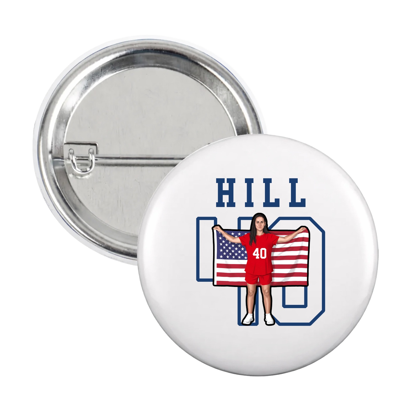 Game Day Button — Shirsey in White