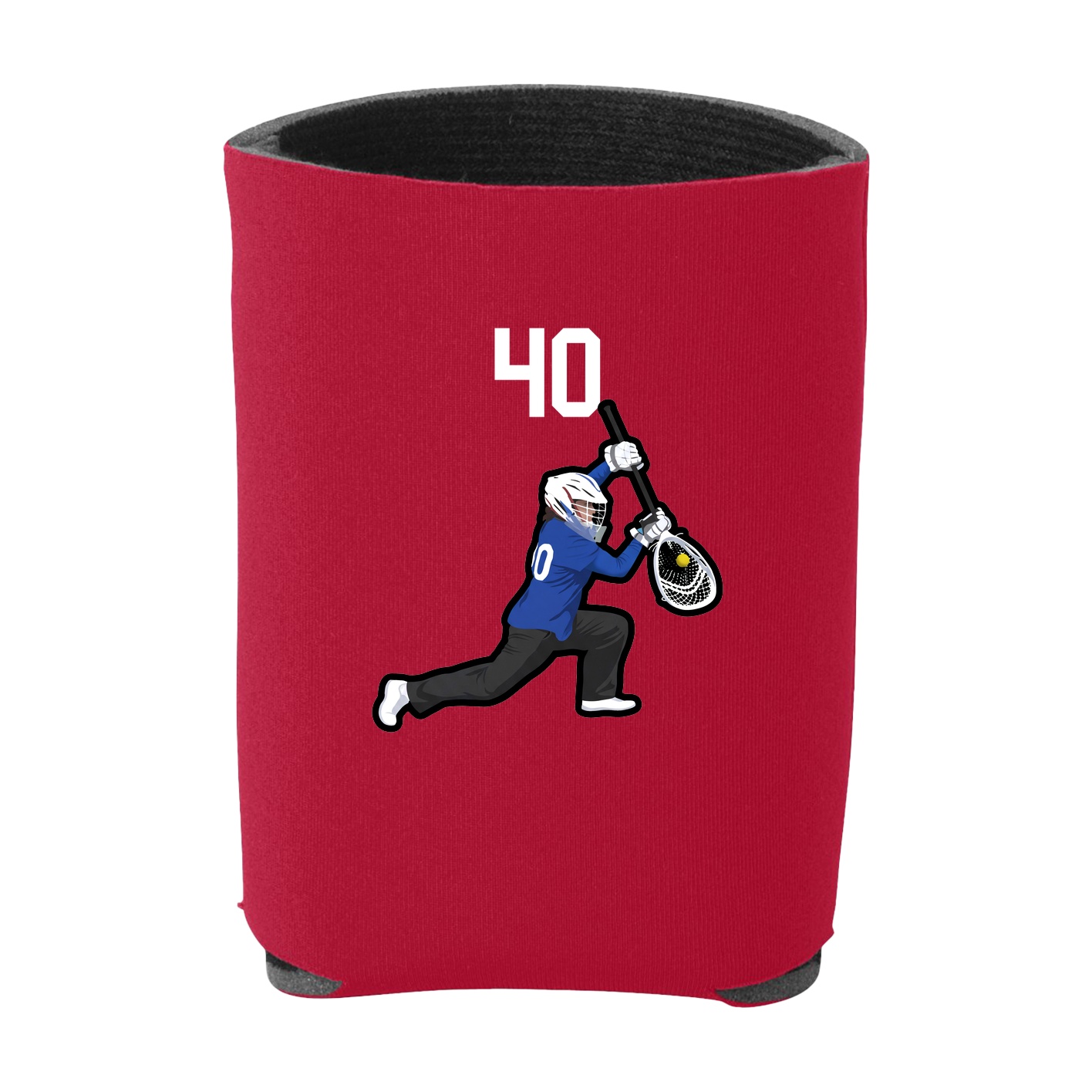 Can Holder — Number Top in Red