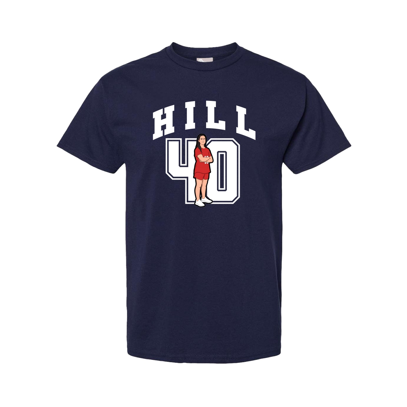 Tee — Number in Navy