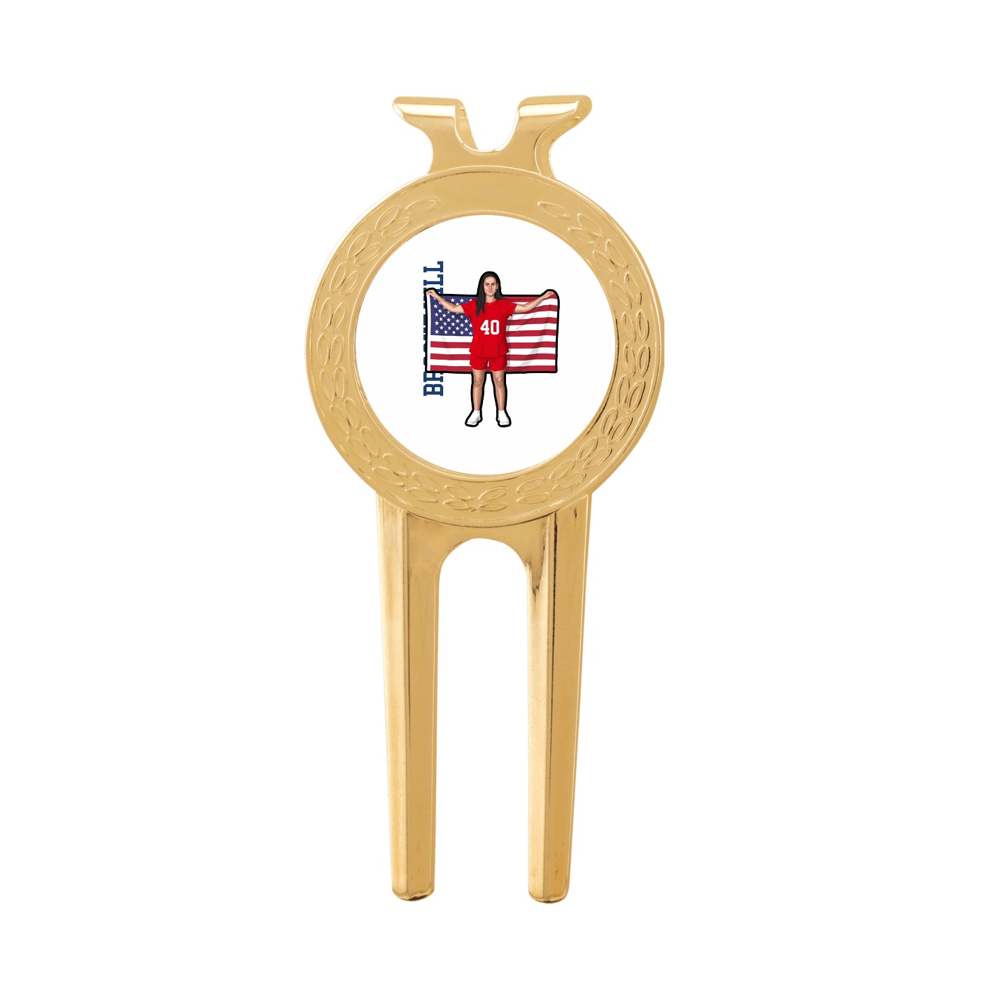 Divot Tool with Ball Marker — Name Vertical in Classic