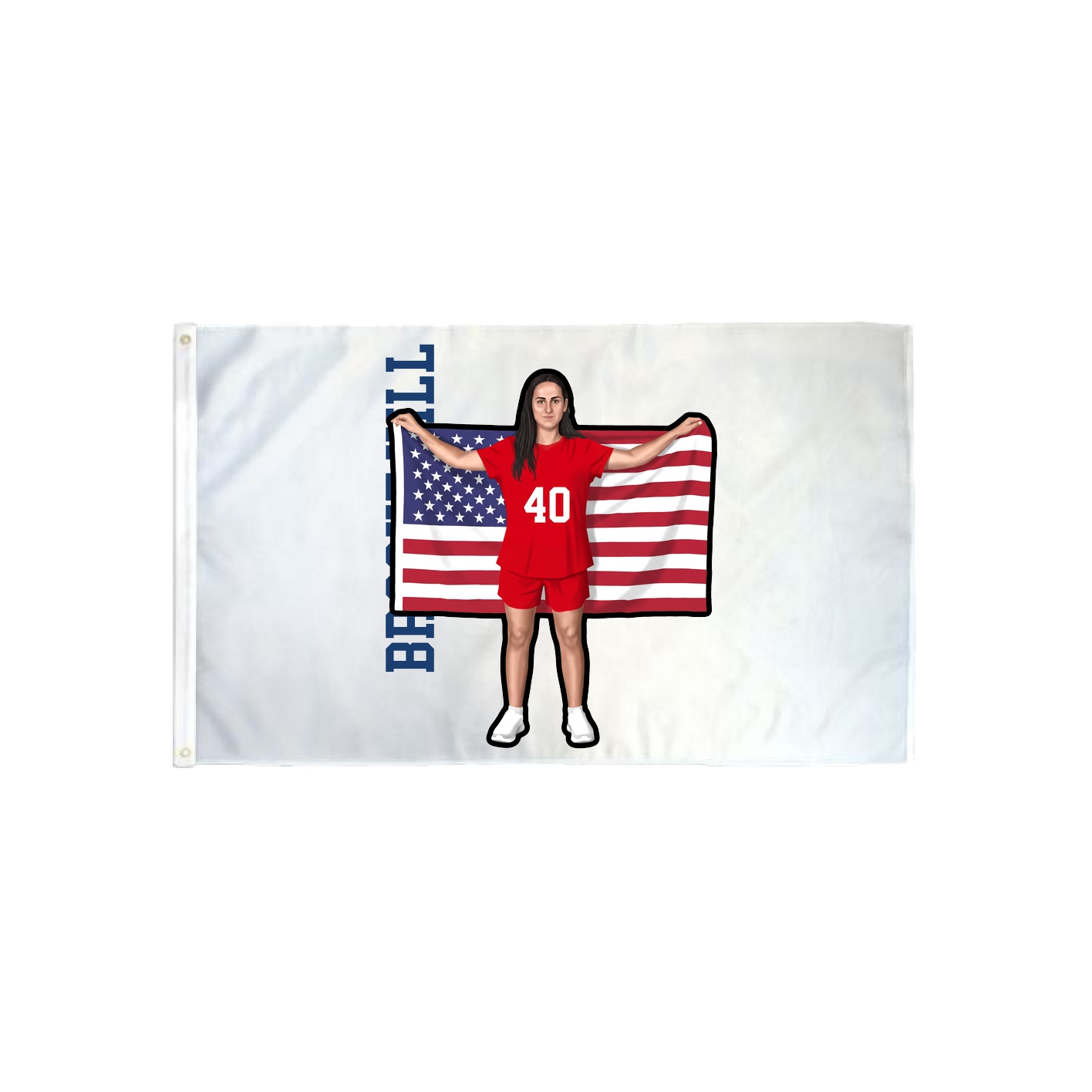 3x5 Flag — Name Vertical in Classic