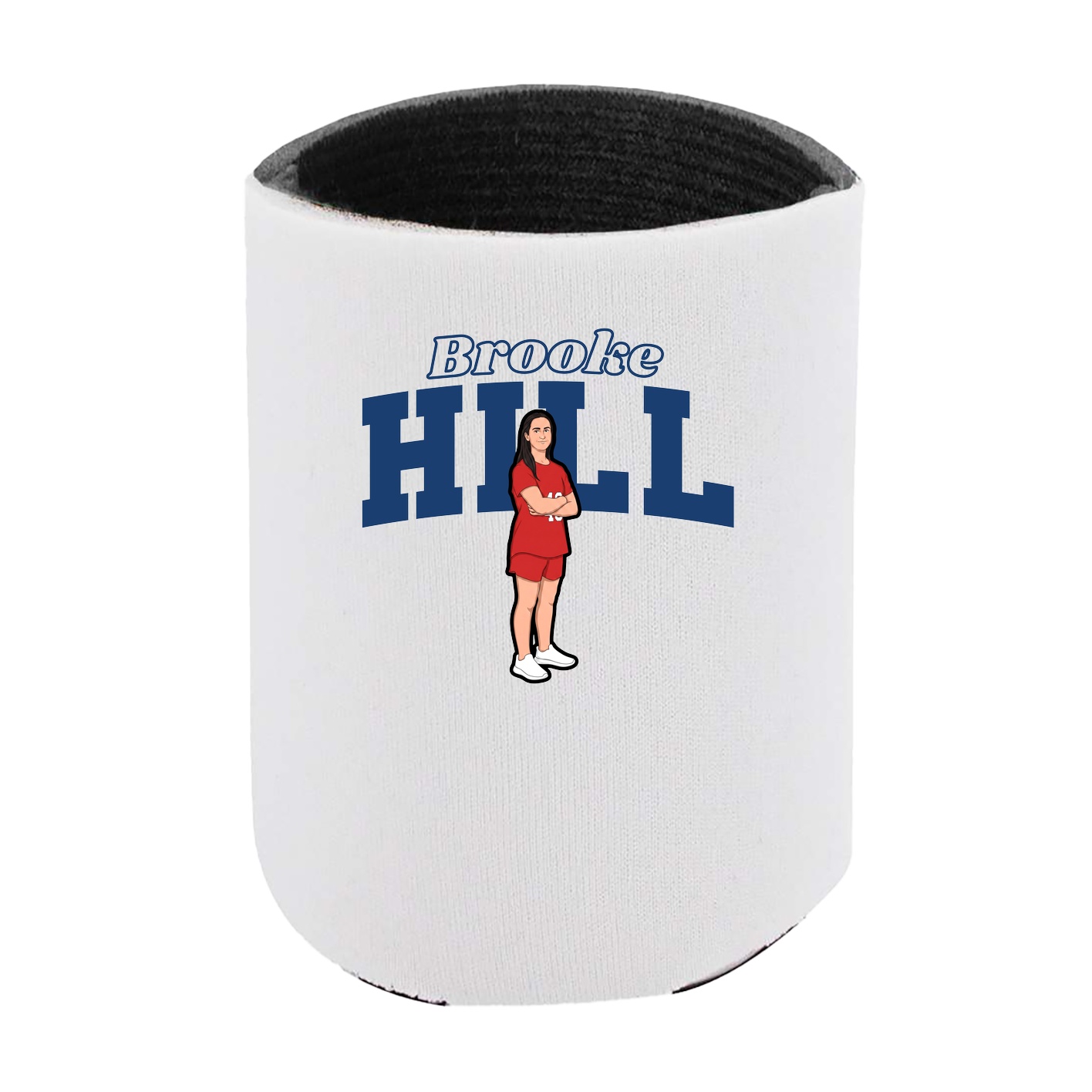 Can Holder — Name Arch in White