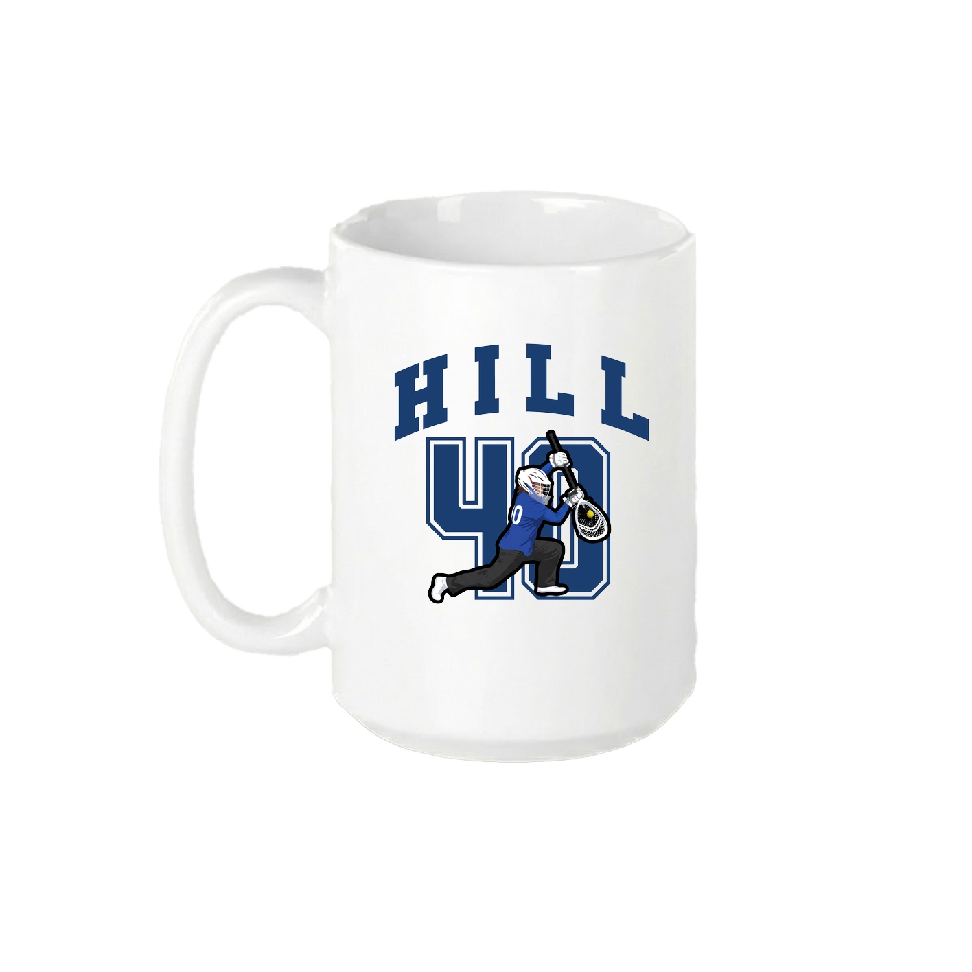 15oz Coffee Mug — Number in White
