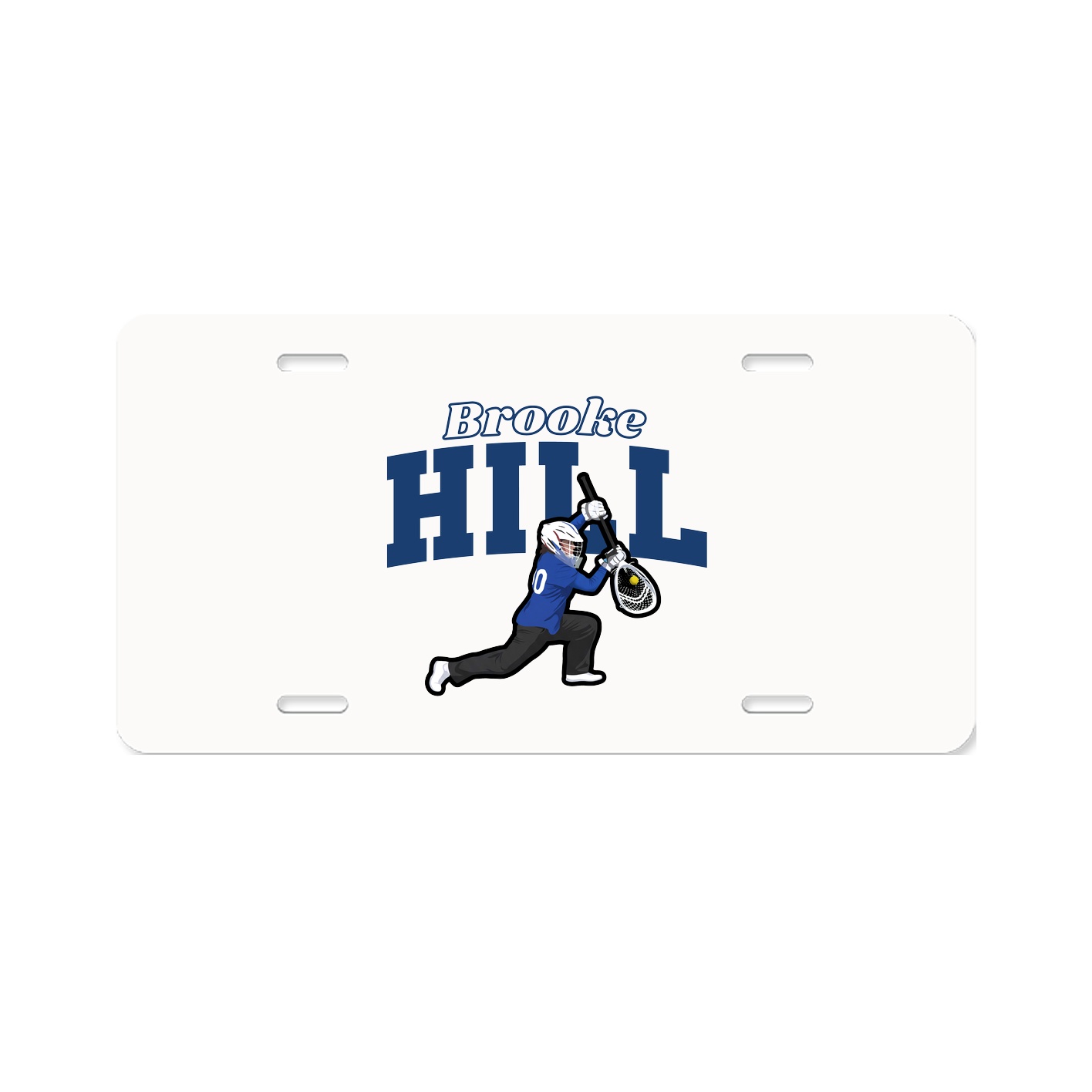 License Plate — Name Arch in Classic