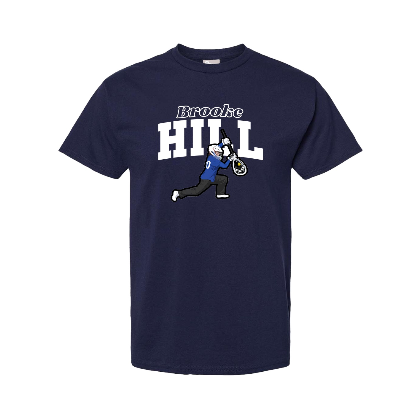 Youth Tee — Name Arch in Navy