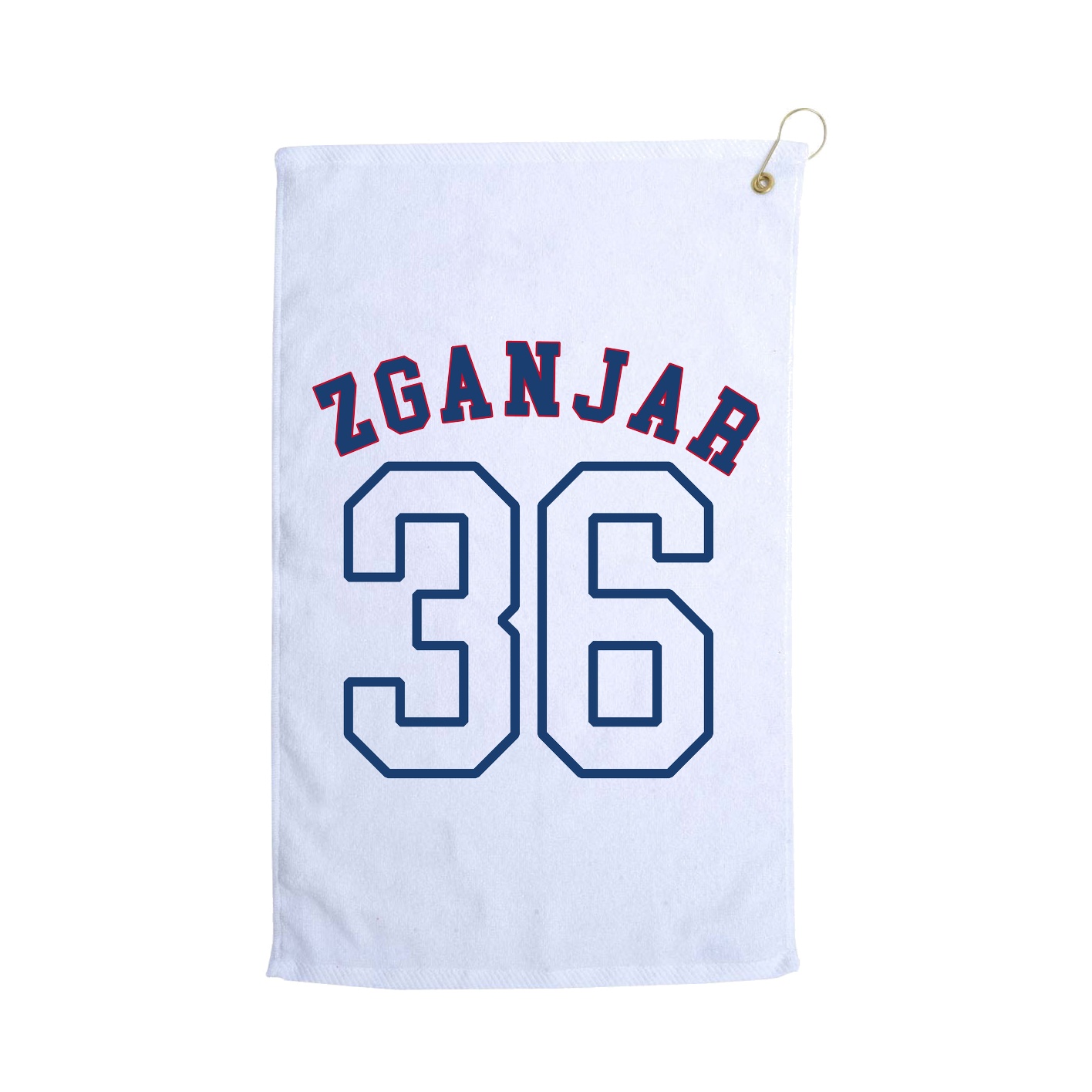 Golf Towel — Shirsey Arch in White
