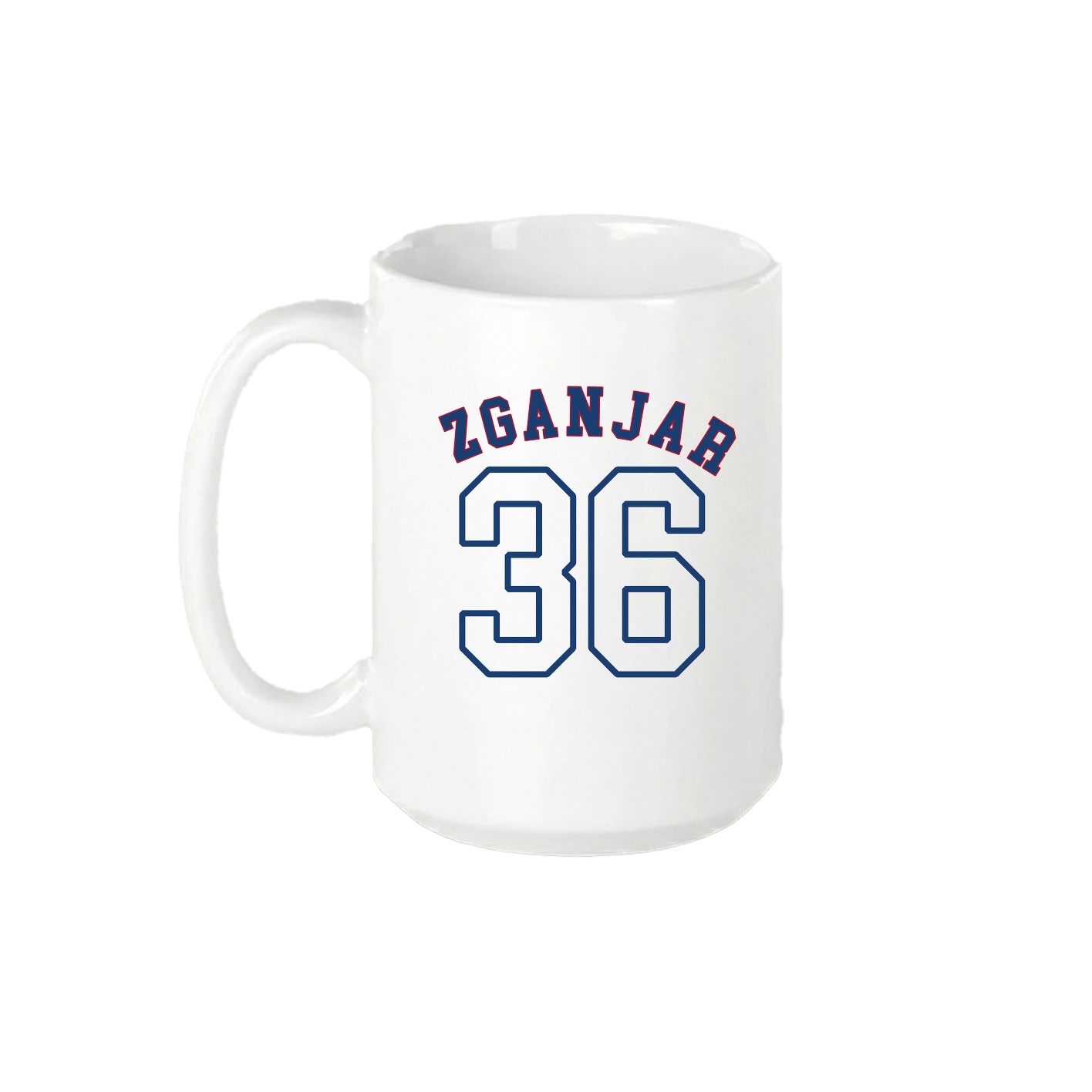 15oz Coffee Mug — Shirsey Arch in White