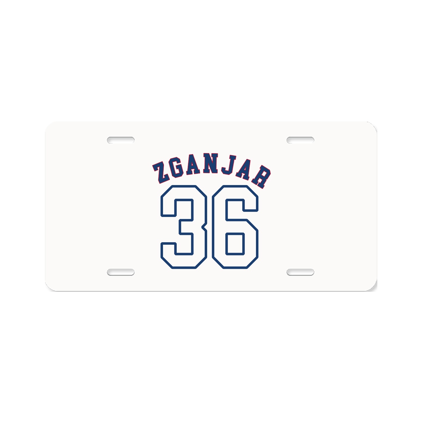 License Plate — Shirsey Arch in Classic