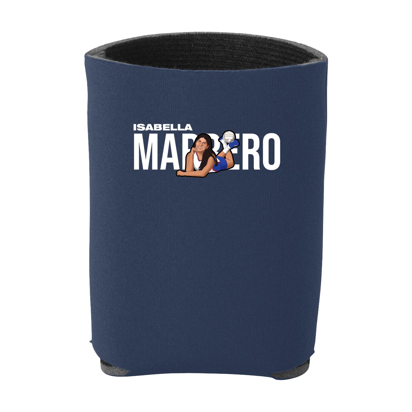 Can Holder — Player Name in Navy
