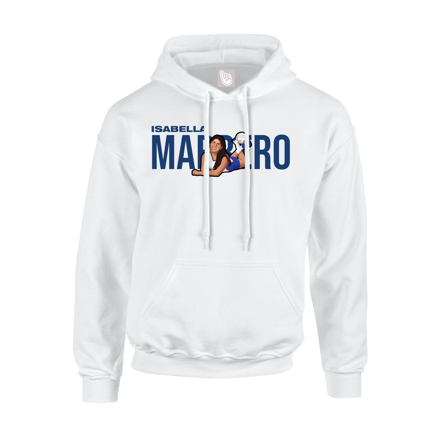 Hoodie — Player Name in White