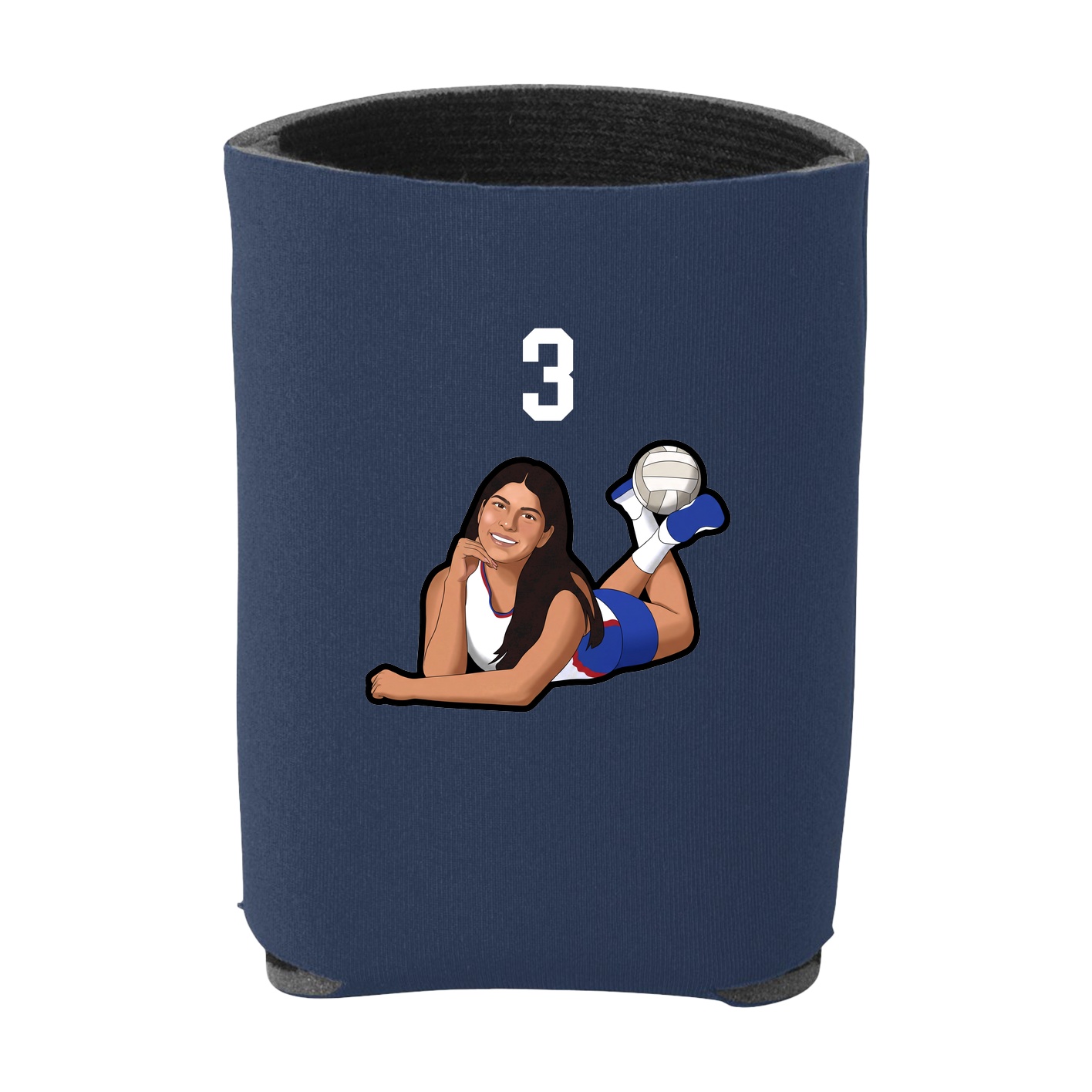 Can Holder — Number Top in Navy