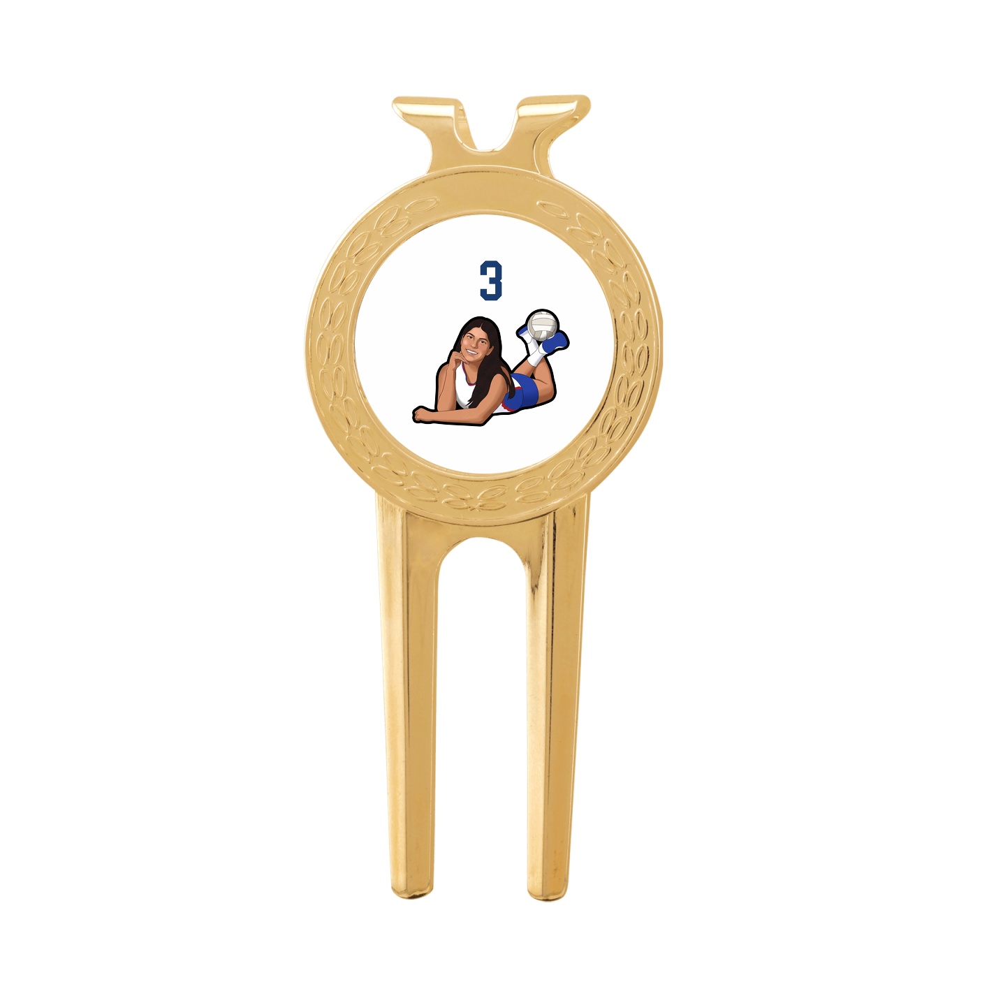 Divot Tool with Ball Marker — Number Top in Classic