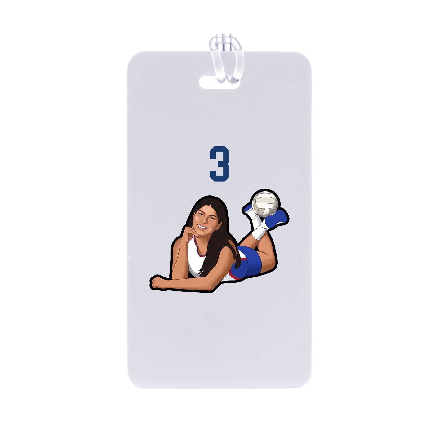 Bag Tag — Number Top in Classic
