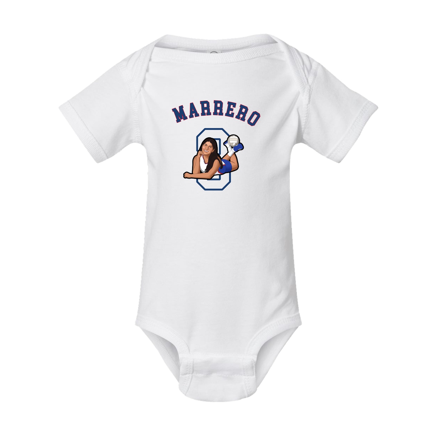 Baby Onesie — Shirsey Arch in White