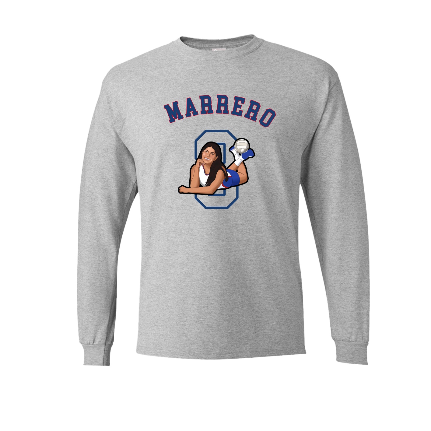 Long Sleeve Tee — Shirsey Arch in Grey